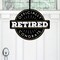 Big Dot of Happiness Happy Retirement - Hanging Porch Retirement Party Outdoor Decorations - Front Door Decor - 1 Piece Sign